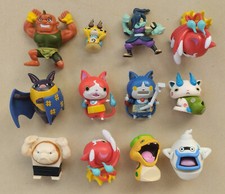 Lot de 12 Figurines Yo-Kai Yokai Watch Jibanyan Noko Whisper Hidabat Robonyan