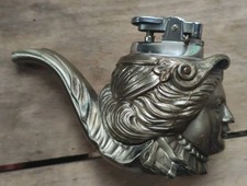 briquet de table vintage Collection Tête, Pipe