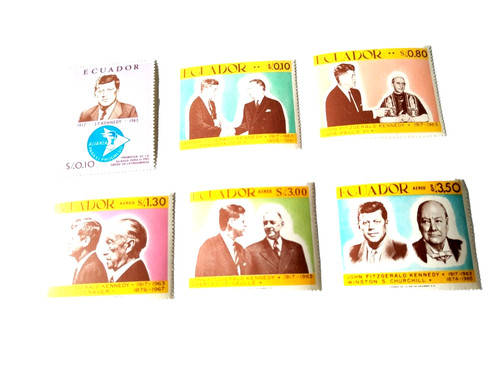Série complète timbres - 6,