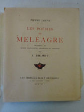LOUYS, Pierre. Les Poésies de