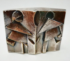 Bronze presse-papier médaille " villages d'enfants sos dans le monde 1979-1989 