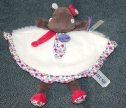 Babynat doudou hyppopotame zoe - doudou,
