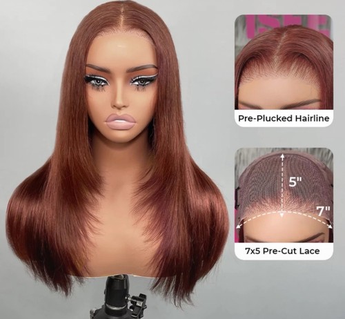 Perruque cheveux 100 humains - 100%,
