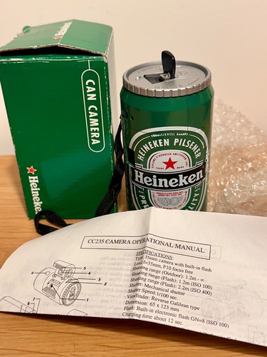 Heineken can camera - heineken, –