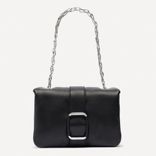 Sac à main en cuir noir BA&SH