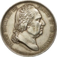 France, Jeton, Louis XVIII