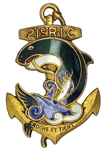 Insigne infanterie coloniale - insigne,