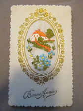 CPA FANTAISIE BRODEE  maison &