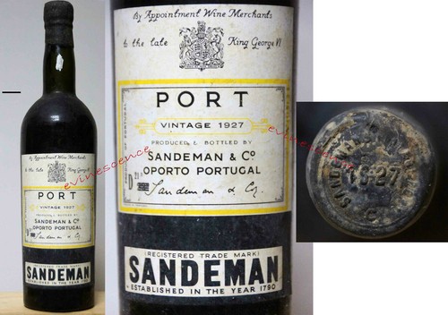 Porto sandeman 1927 - porto, vintage