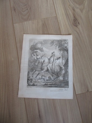 Gravure 1750 nadir shah iran - 1750,