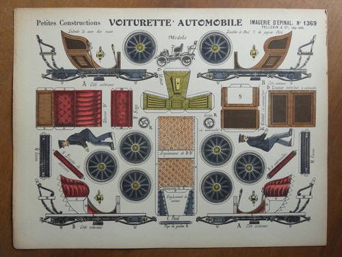 Maquette papier voiturette - maquette,