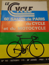 60eme salon du cycle et du motocycle - moto - vélo - 1973