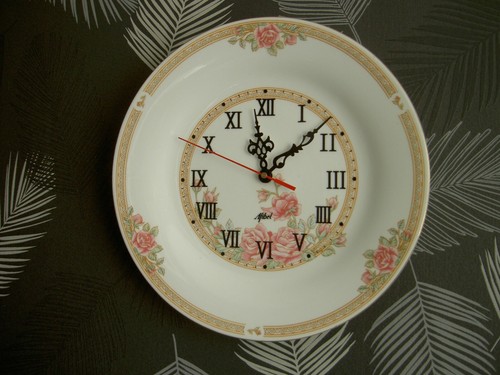 Horloge pendule porcelaine - horloge,