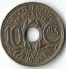 Fautée 10 centimes Lindauer
