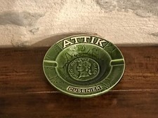 Ancien cendrier en céramique "ATTIK". Liqueur Cusenier  Vintage
