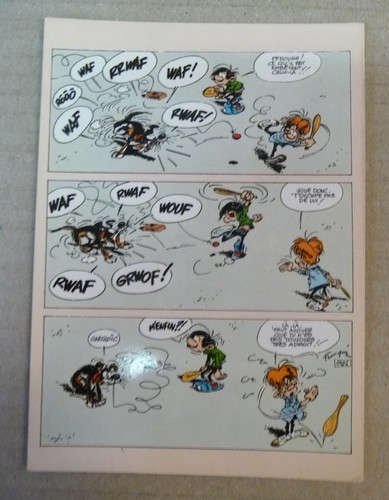 Carte postale gaston lagaffe - gaston,