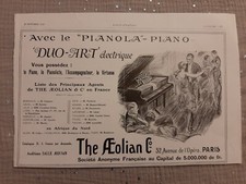 Pub de presse ancienne Piano