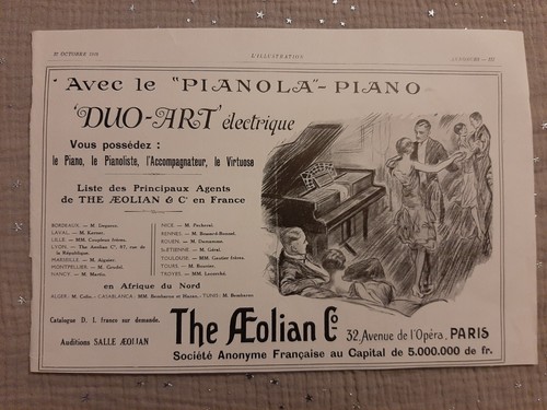 Pub presse ancienne piano - pub,