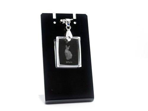 Sphynx pendentif en cristal - sphynx,