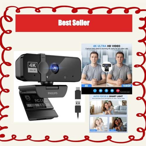 Philips webcam with - 4k,