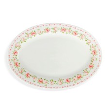 Plateau Ovale En Porcelaine