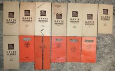 C4T2 -  Lot de 13 sacs en papier anciens pochettes HERMÈS foulard gants