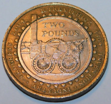 TWO 2 pounds 2004 ROYAUME UNI monnaie UK elizabeth MACHINE à VAPEUR Trevithick