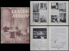 GLACES ET VERRES n°27 1932 -