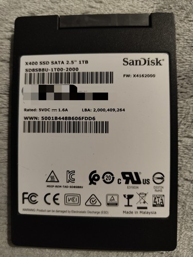 Sandisk x400 1 to - to, ssd
