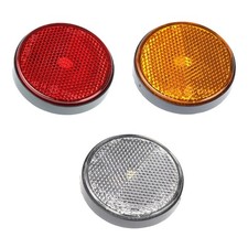 Panneau d'avertissement réflecteur rond pour remorque, installation facile,