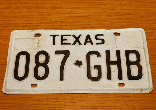 Vintage plaque immatriculation - plaque,