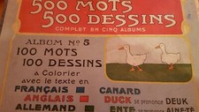 Livre Ancien 1910 500 Mots 500