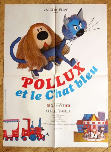 Pollux chat bleu affiche - le,