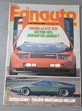 LE FANAUTO n°183 décembre 1983 - VOISIN V12 VECTOR W2 SOLIDO MATCHBOX HELLER