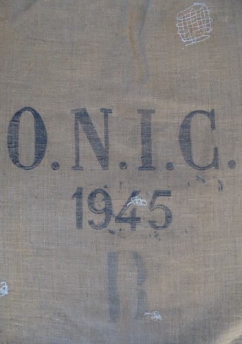 Ancien sac toile - sac, de