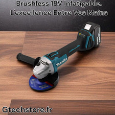 Meuleuse D'angle Compacte Et Puissante 125mm Sans Brosse, Machine De Découpe 18V