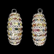 925 Argent Sterling Boucles