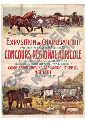 Charleroi 1911 exposition - charleroi,