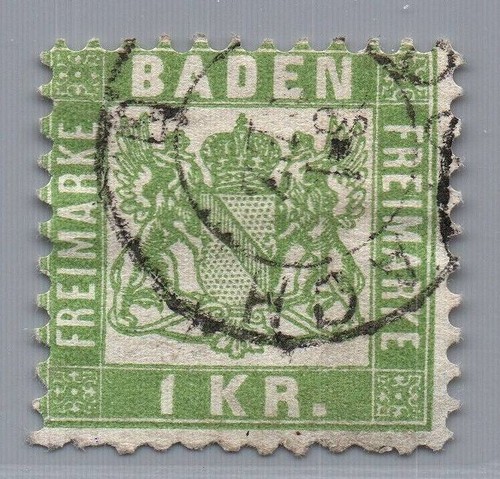 Baden michel oblitéré - baden,