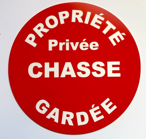 Panneau propriété privée - panneau,