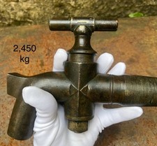 Ancien Gros Robinet en Bronze pour Tonneau Foudre / Signé Gardon  XIXeme