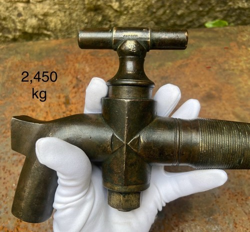 Ancien gros robinet bronze - robinet,