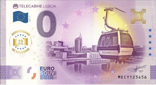 Billet touristique souvenir - billet,