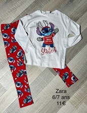 Pyjama Zara Coton Stitch 6/7 Ans Neuf