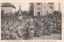 CPA 25 LE VALDAHON / HOMMAGE