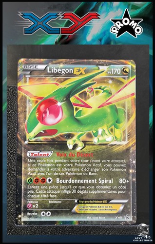 Carte pokémon libégon - carte, ex