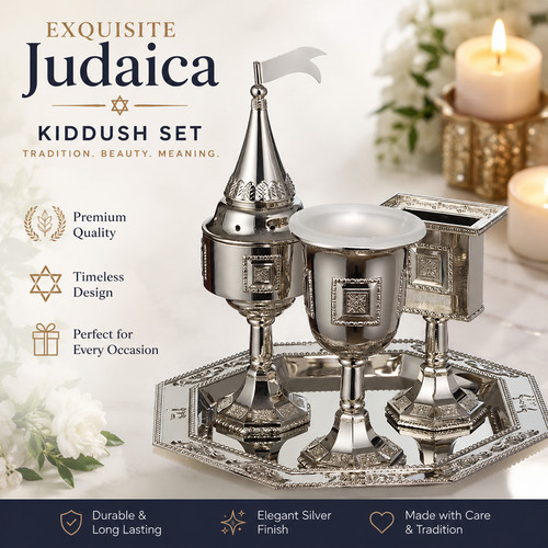 Ensemble juif argent havdalah - juif,