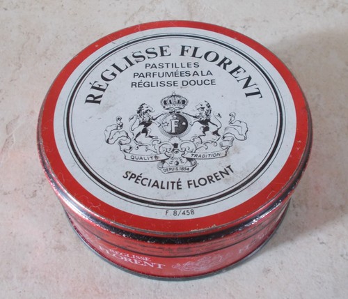 Ancienne boite métal - , reglisse