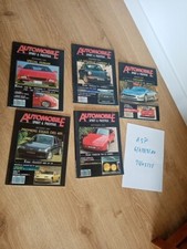 1989 lot 5 MAGAZINE-AUTOMOBILE SPORT ET PRESTIGE-n°6/7/8/9/10-ferrari/jaguar... 