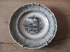 Assiette parlante  Creil &